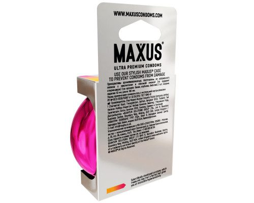 Заказать Ароматизированные презервативы Maxus Exotic Mix - 3 шт.