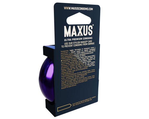 Заказать Презервативы Maxus XXL увеличенного размера - 3 шт.