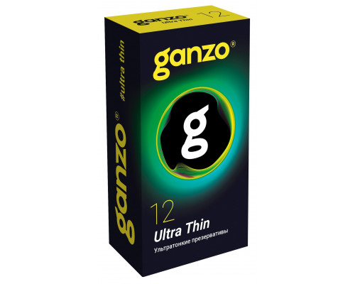 Заказать Ультратонкие презервативы Ganzo Ultra thin - 12 шт.