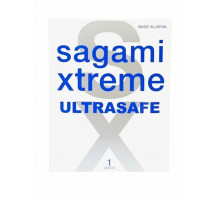 Презерватив Sagami Xtreme Ultrasafe с двойным количеством смазки - 1 шт.
