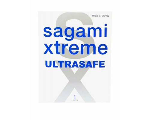 Заказать Презерватив Sagami Xtreme Ultrasafe с двойным количеством смазки - 1 шт.