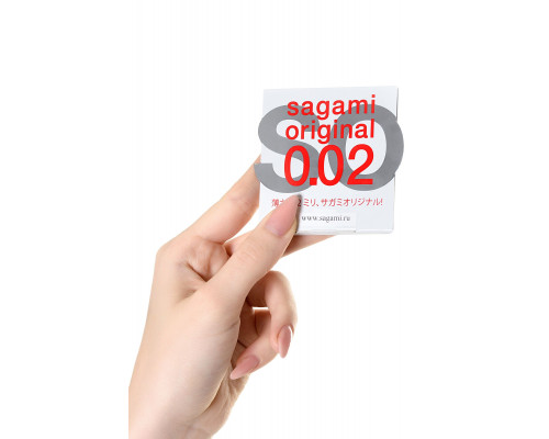 Заказать Ультратонкий презерватив Sagami Original 0.02 - 1 шт.