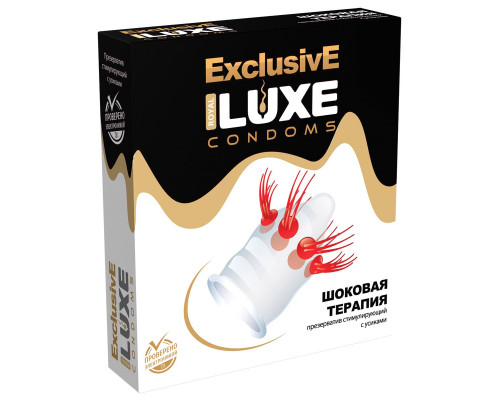 Заказать Презерватив LUXE Exclusive «Шоковая терапия» - 1 шт.