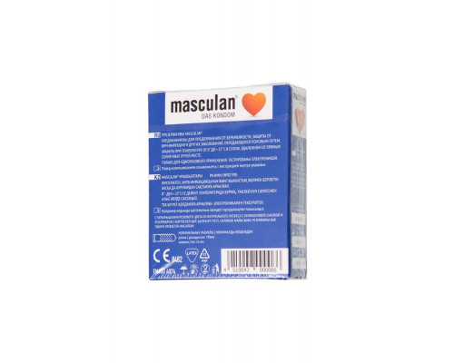 Заказать Презервативы с пупырышками Masculan Dotted - 3 шт.