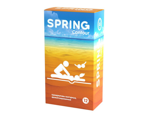 Заказать Контурные презервативы SPRING CONTOUR - 12 шт.