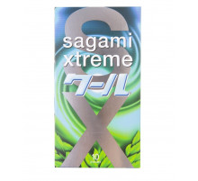 Презервативы Sagami Xtreme Mint с ароматом мяты - 10 шт.