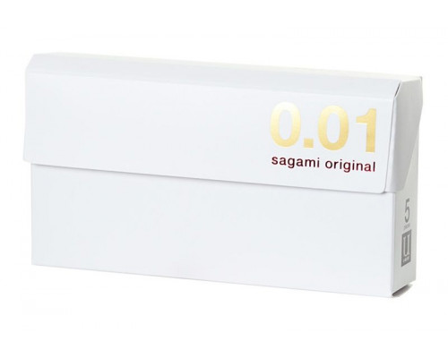 Заказать Супер тонкие презервативы Sagami Original 0.01 - 5 шт.