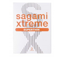 Ультратонкие презервативы Sagami Xtreme Superthin - 3 шт.