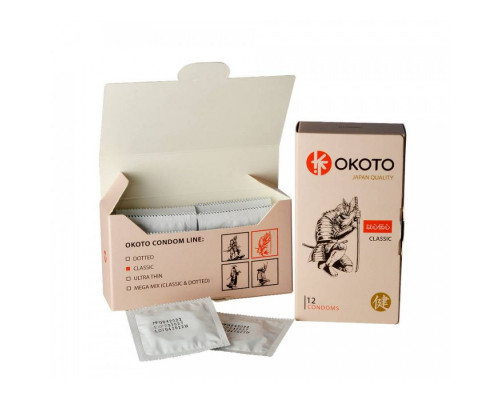 Заказать Презервативы OKOTO Classic - 12 шт.
