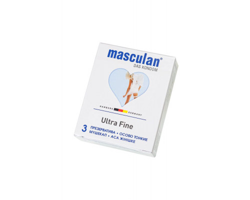 Заказать Особо тонкие презервативы Masculan Ultra Fine - 3 шт.