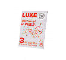 Текстурированные презервативы «Воскрешающий мертвеца» - 3 шт.