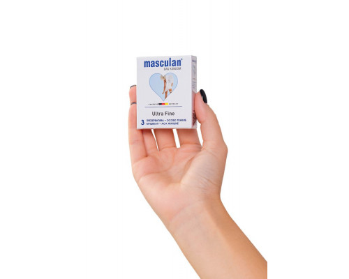 Заказать Особо тонкие презервативы Masculan Ultra Fine - 3 шт.
