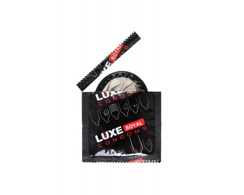 Заказать Черные презервативы LUXE Royal Black Collection - 3 шт.