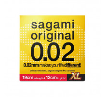 Презерватив увеличенного размера Sagami Original 0.02 XL-size - 1 шт.