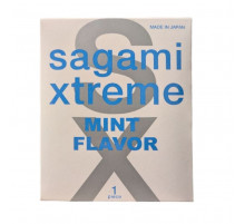 Презерватив Sagami Xtreme Mint с ароматом мяты - 1 шт.