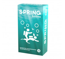 Презервативы SPRING BUBBLES с пупырышками - 12 шт.
