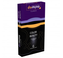 Разноцветные презервативы DOMINO Classic Colour Beauty - 6 шт.
