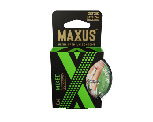Заказать Презервативы в пластиковом кейсе MAXUS AIR Mixed - 3 шт.