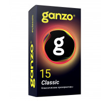Классические презервативы с обильной смазкой Ganzo Classic - 15 шт.