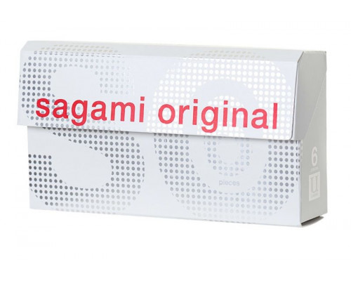 Заказать Ультратонкие презервативы Sagami Original 0.02 - 6 шт.