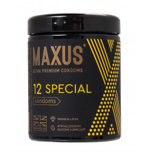 Презервативы с точками и рёбрами MAXUS Special - 12 шт.