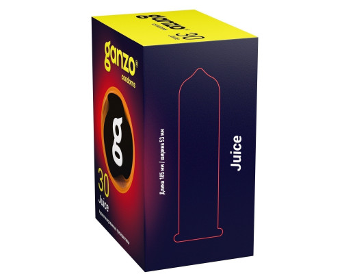 Ароматизированные презервативы Ganzo Juice - 30 шт.