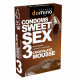 Заказать Презервативы для орального секса DOMINO Sweet Sex с ароматом шоколадного мусса - 3 шт.