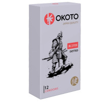 Точечные презервативы OKOTO Dotted - 12 шт.