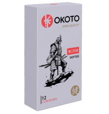 Точечные презервативы OKOTO Dotted - 12 шт.