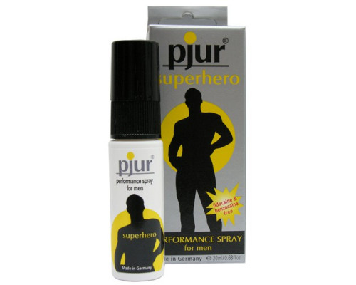 Заказать Пролонгирующий мужской спрей pjur SUPERHERO spray - 20 мл.