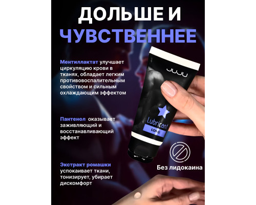 Заказать Пролонгирующий лубрикант JUJU Long - 50 мл.