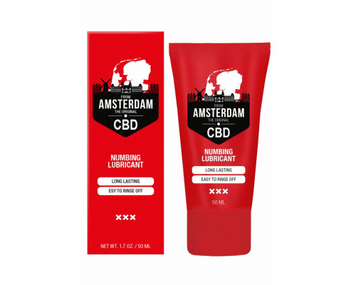 Заказать Пролонгирующий лубрикант Numbing CBD from Amsterdam - 50 мл.