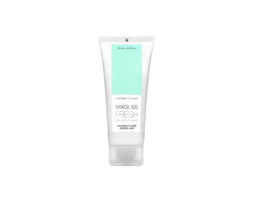 Лубрикант с охлаждающим эффектом Mixgliss Fresh Pepper Mint - 70 мл.