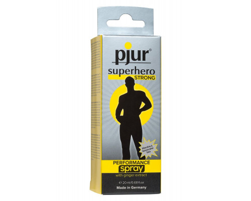 Заказать Спрей-пролонгатор длительного действия pjur SUPERHERO Strong Spray - 20 мл.