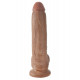 Заказать Фаллоимитатор-мулат 9  Cock with Balls - 22,9 см.
