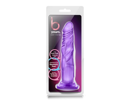 Заказать Фиолетовый фаллоимитатор Sweet n Hard 5 - 19 см.