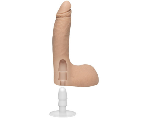 Заказать Фаллоимитатор с мошонкой Randy 8.5  ULTRASKYN Cock - 21,6 см.
