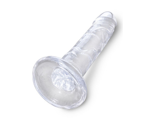 Заказать Прозрачный фаллоимитатор King Cock Clear 6 Cock - 18,4 см.