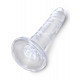 Заказать Прозрачный фаллоимитатор King Cock Clear 6 Cock - 18,4 см.