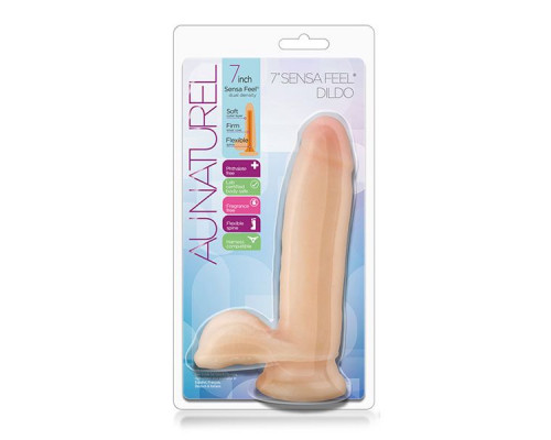 Заказать Телесный фаллоимитатор 7 inch Sensa Feel Dildo - 17,8 см.