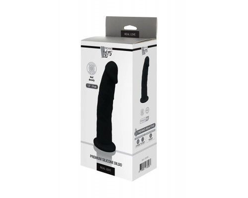 Заказать Черный реалистичный фаллоимитатор DILDO 7.5INCH BLACK - 19 см.