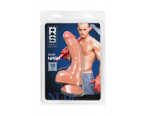 Заказать Телесный фаллоимитатор Nash - 18 см.
