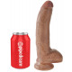Заказать Фаллоимитатор-мулат 9  Cock with Balls - 22,9 см.