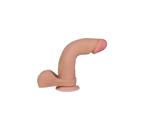 Заказать Телесный фаллоимитатор на присоске F F BEST COCK 8 - 22 см.
