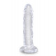 Заказать Прозрачный фаллоимитатор King Cock Clear 6 Cock - 18,4 см.