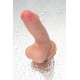 Заказать Телесный реалистичный фаллоимитатор My Treasure - 18,5 см.