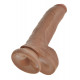 Заказать Фаллоимитатор-мулат 9  Cock with Balls - 22,9 см.