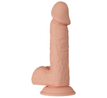 Телесный реалистичный фаллоимитатор Catoblepas - 20,6 см.