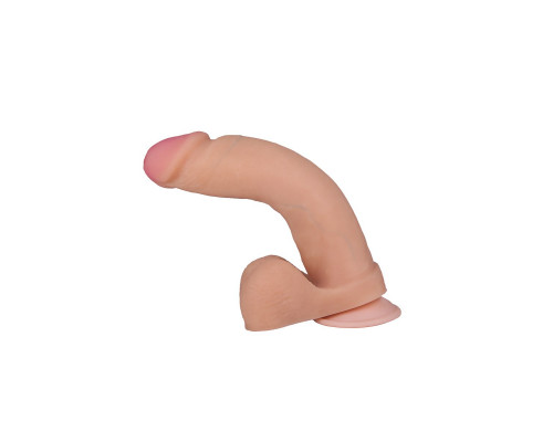 Заказать Телесный фаллоимитатор на присоске F F BEST COCK 8 - 22 см.