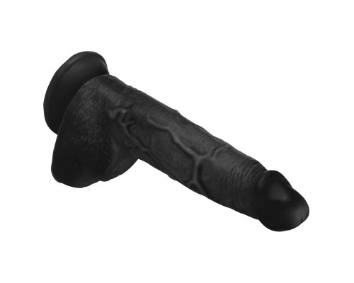 Черный фаллоимитатор Beefy Brad 9’’ Dildo with Balls - 22,4 см.